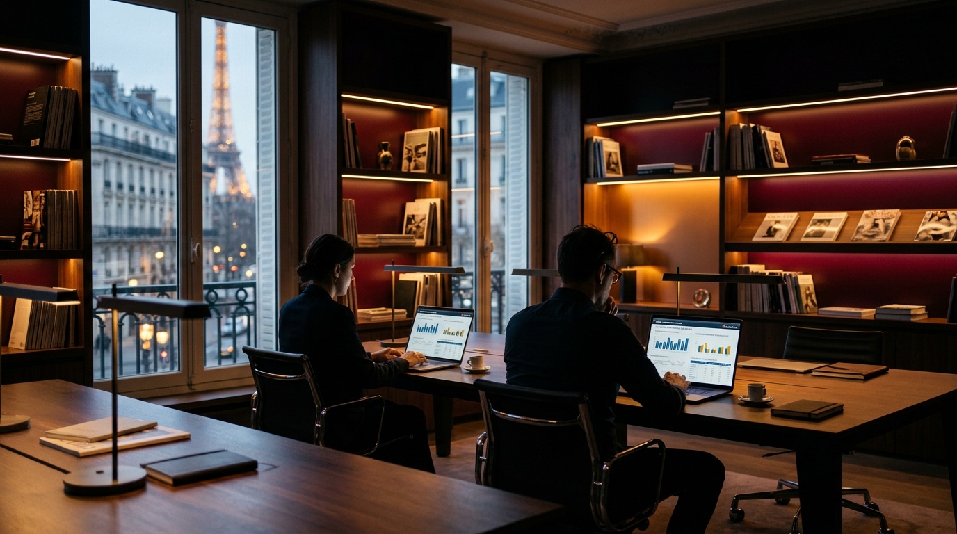 Équipe éditoriale Gareccio — Bureau à Paris
