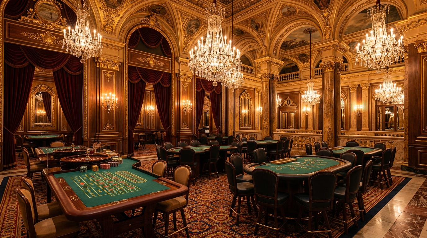 Casino de luxe en France — ambiance premium